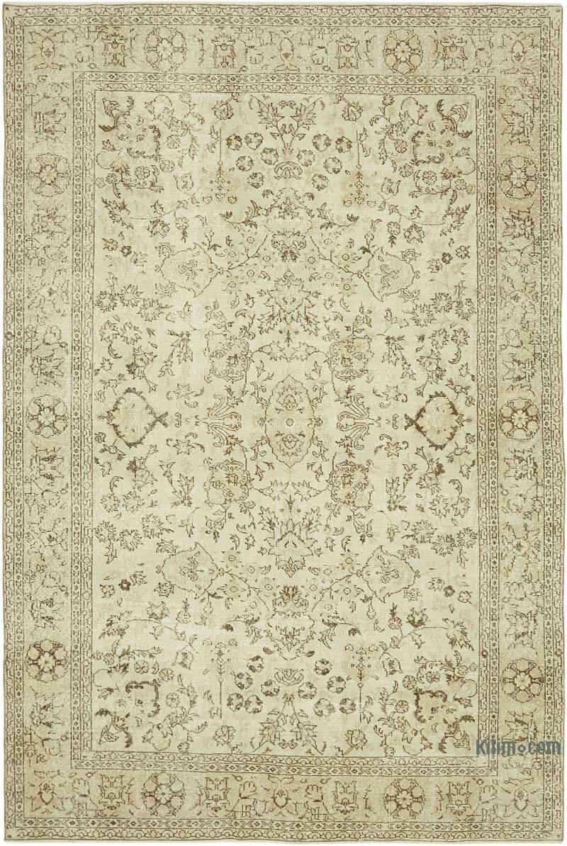 Vintage Turkish Hand-Knotted Rug - 7'  x 10' 4" (84 in. x 124 in.) - K0059956