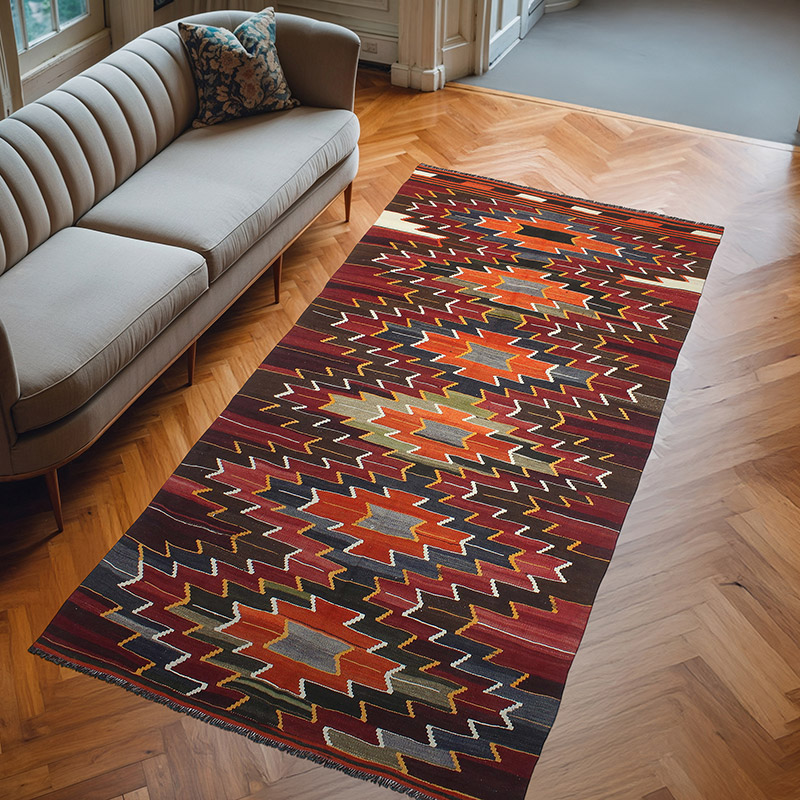 Alfombra Vintage Mut Kilim - 150 cm x 300 cm - K0059970