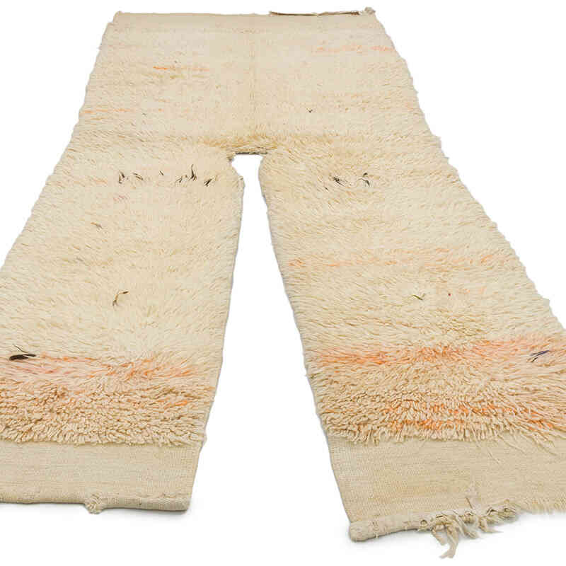 Bej Vintage Anadolu Tülü - 105 cm x 254 cm - K0059974
