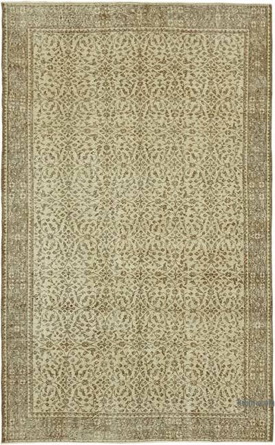Vintage Turkish Hand-Knotted Rug - 5' 5" x 8' 9" (65 in. x 105 in.)