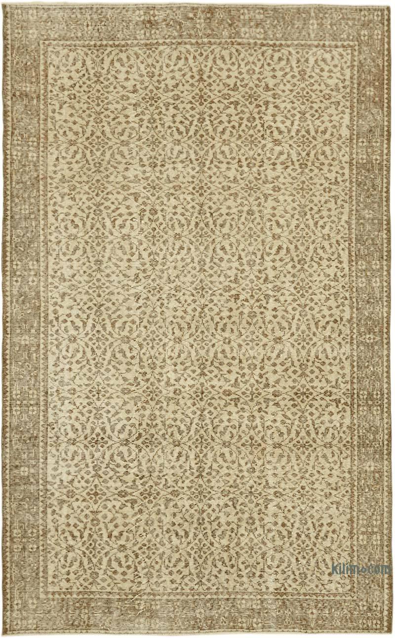Alfombra Vintage Turca Anudada a Mano - 166 cm x 266 cm - K0059988