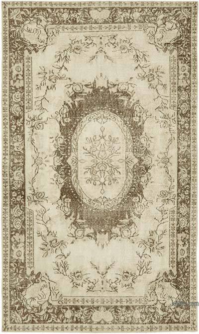 Vintage Turkish Hand-Knotted Rug - 5' 10" x 9' 9" (70" x 117")