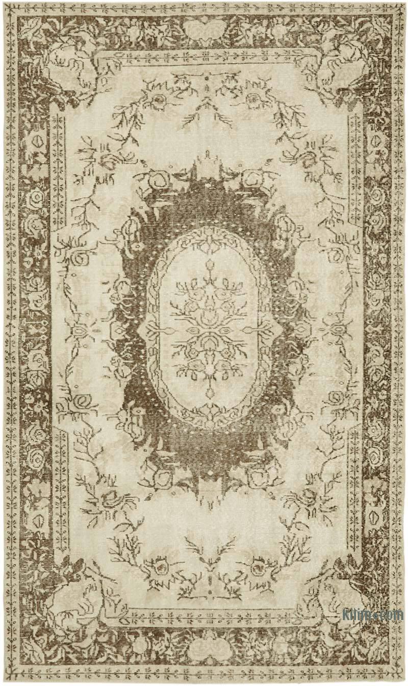 Vintage Turkish Hand-Knotted Rug - 5' 10" x 9' 9" (70" x 117") - K0059991