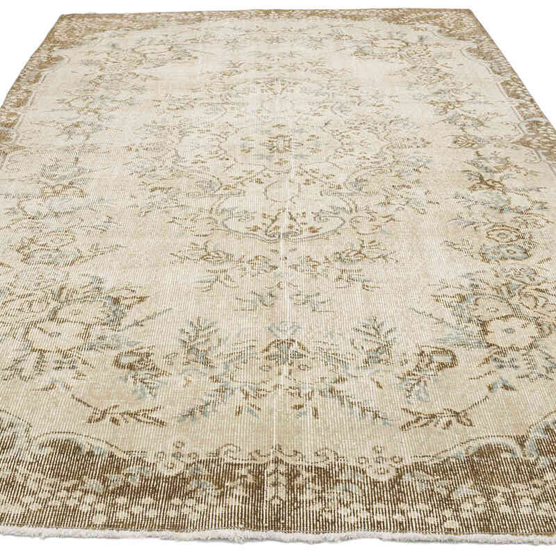 Alfombra Vintage Turca Anudada a Mano - 172 cm x 266 cm - K0059995