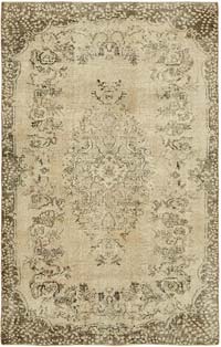 El Dokuma Vintage Halı - 167 cm x 260 cm