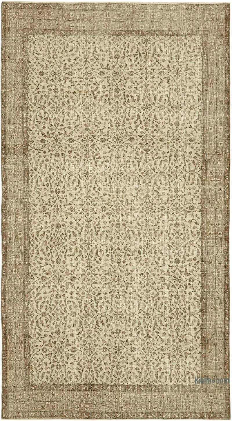Alfombra Vintage Turca Anudada a Mano - 164 cm x 293 cm - K0060001