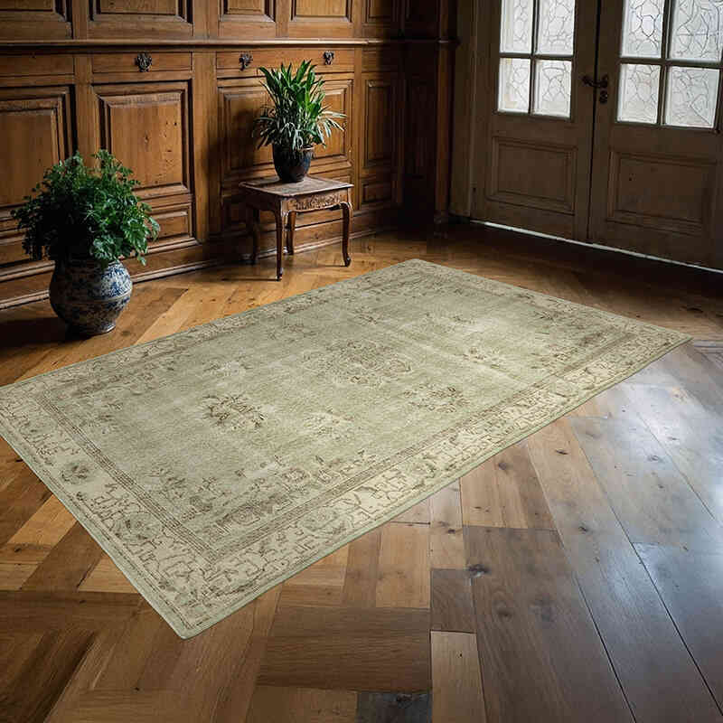 El Dokuma Vintage Halı - 163 cm x 267 cm - K0060006