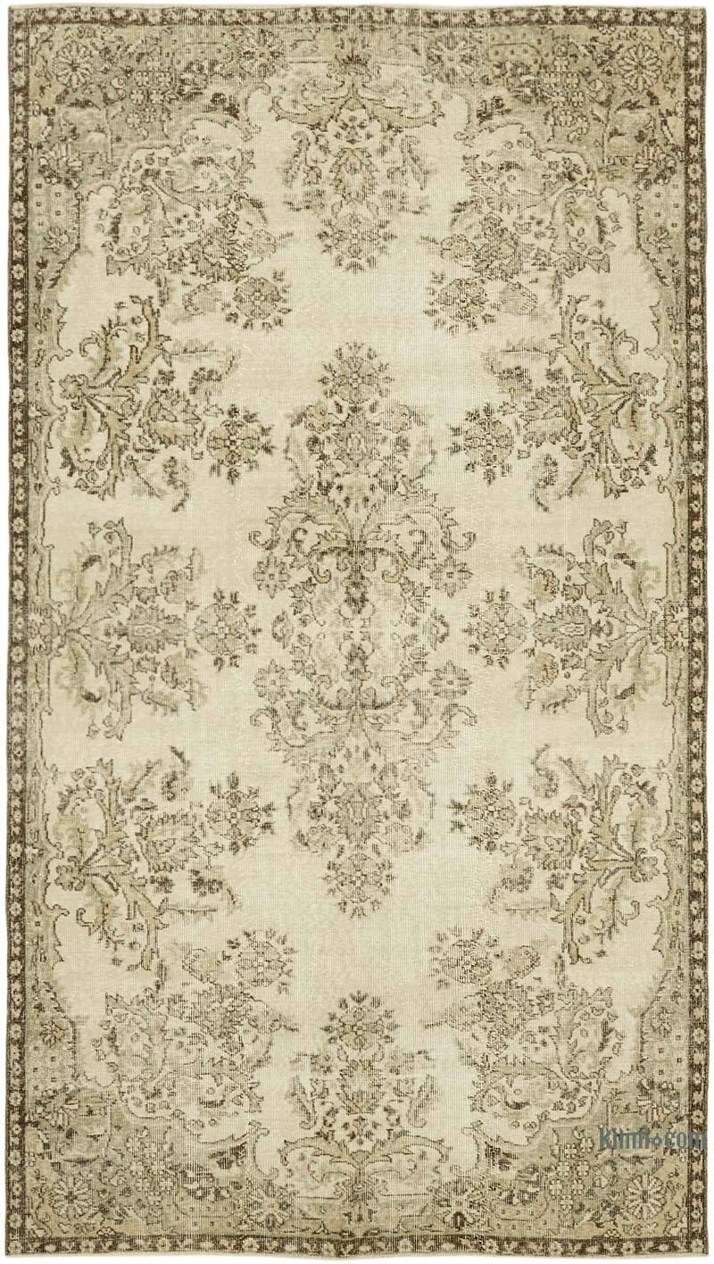 Alfombra Vintage Turca Anudada a Mano - 166 cm x 291 cm - K0060008