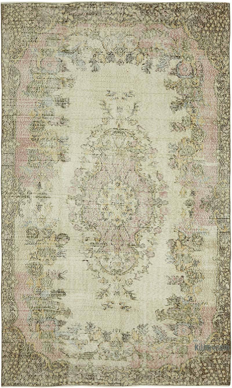 Vintage Turkish Hand-Knotted Rug - 6'  x 10'  (72 in. x 120 in.) - K0060014