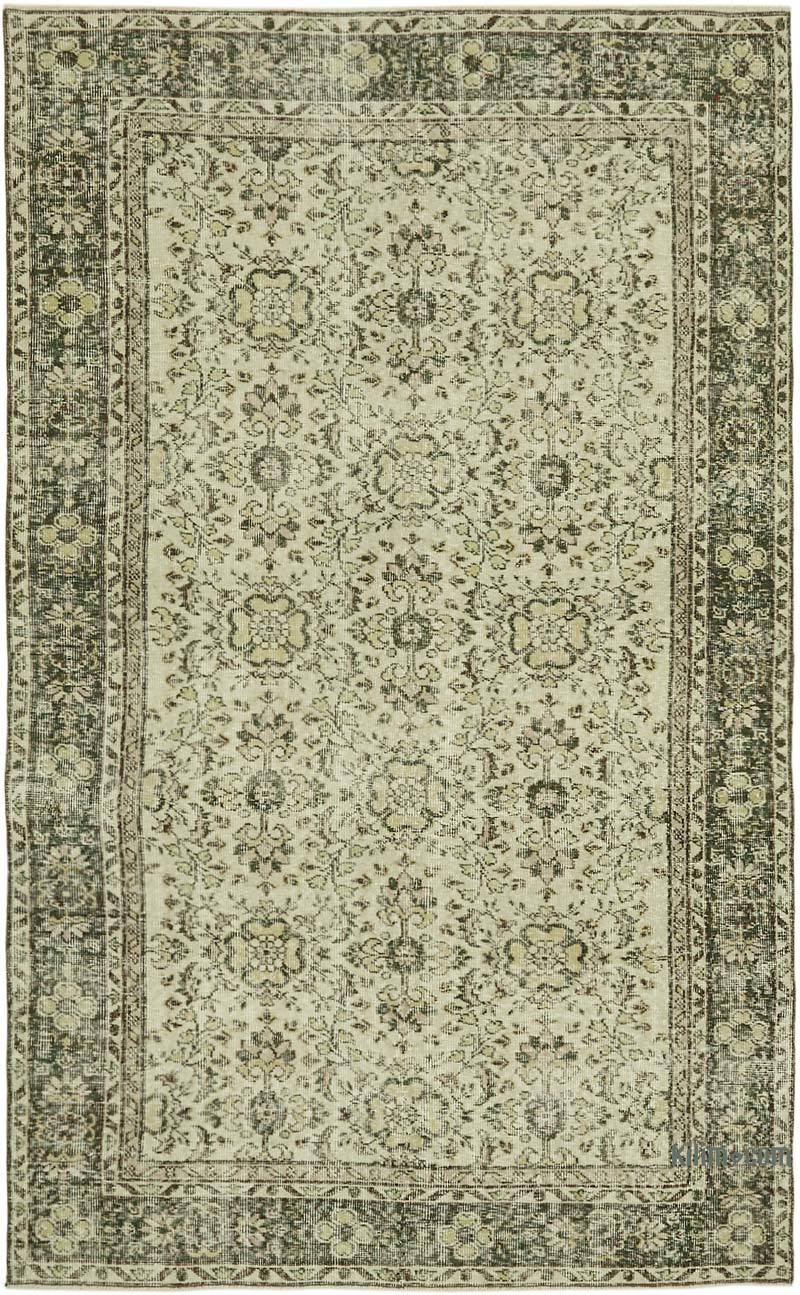 Vintage Turkish Hand-Knotted Rug - 5' 8" x 9' 1" (68 in. x 109 in.) - K0060027