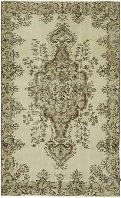 Vintage Turkish Hand-Knotted Rug - 5' 2" x 8' 5" (62 in. x 101 in.)