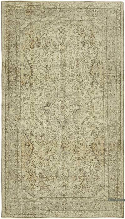 Vintage Turkish Hand-Knotted Rug - 5'  x 8' 9" (60 in. x 105 in.)