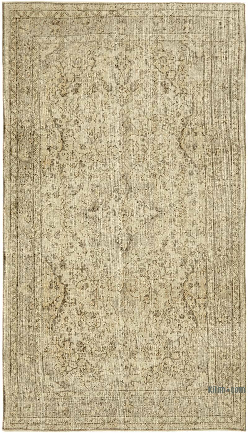 Alfombra Vintage Turca Anudada a Mano - 152 cm x 267 cm - K0060032