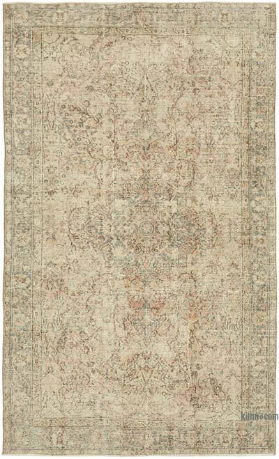 El Dokuma Vintage Halı - 162 cm x 262 cm