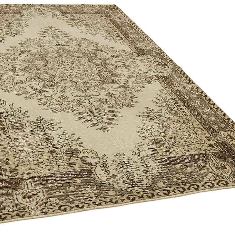 Vintage Turkish Hand-Knotted Rug - 5' 6" x 8' 7" (66" x 103") - K0060036