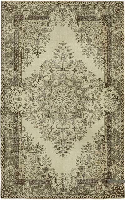 Vintage Turkish Hand-Knotted Rug - 5' 6" x 8' 7" (66 in. x 103 in.)