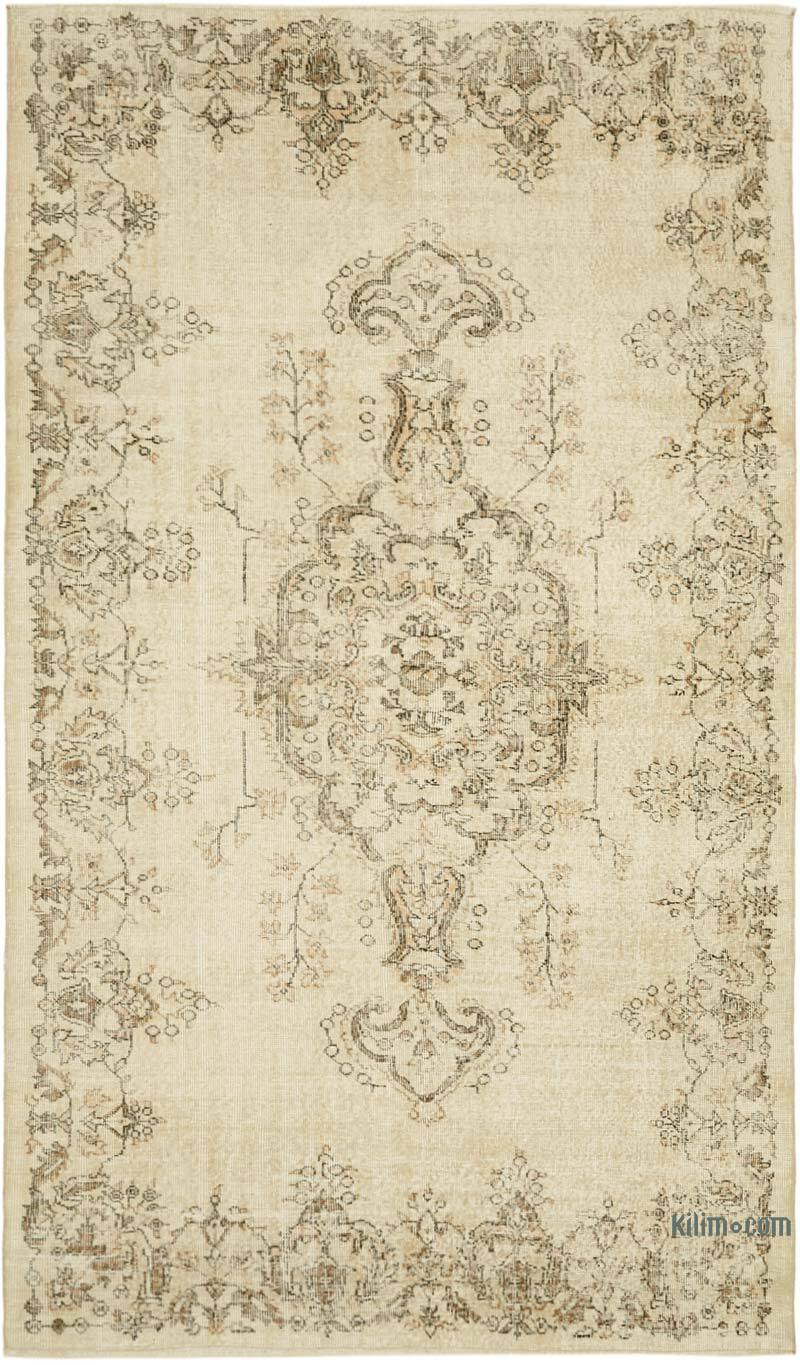 Alfombra Vintage Turca Anudada a Mano - 173 cm x 286 cm - K0060037