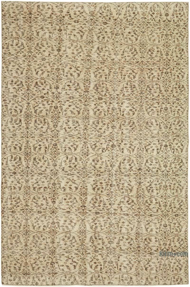 Vintage Turkish Hand-Knotted Rug - 5' 9" x 8' 7" (69" x 103") - K0060050