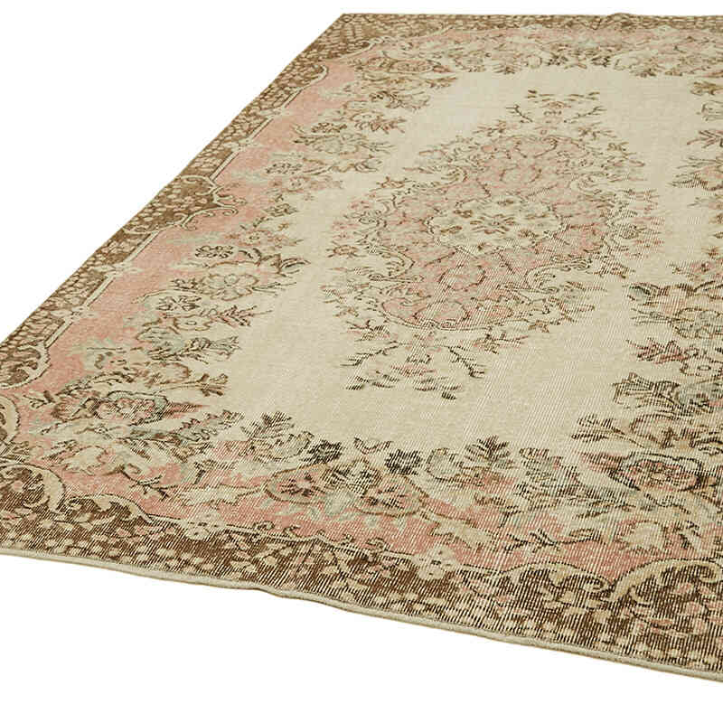 El Dokuma Vintage Halı - 168 cm x 258 cm - K0060053