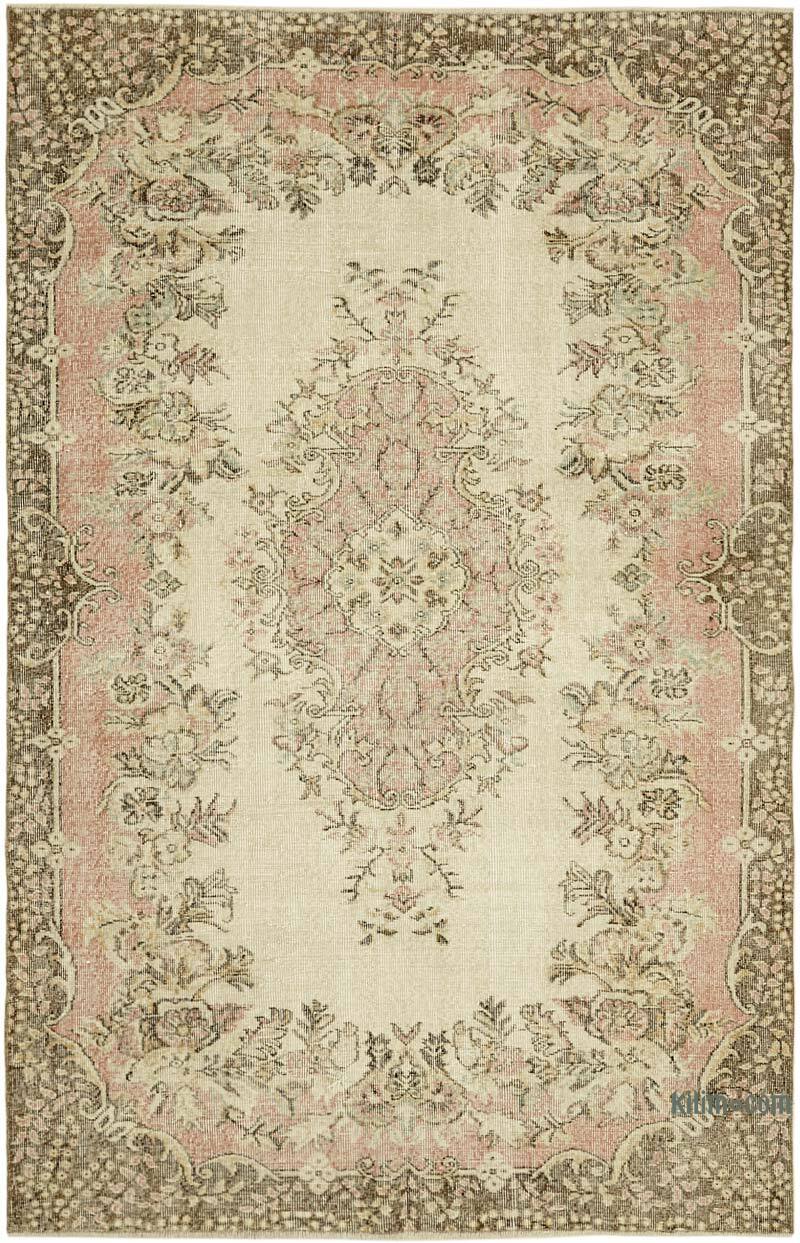 El Dokuma Vintage Halı - 168 cm x 258 cm - K0060053