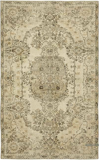Vintage Turkish Hand-Knotted Rug - 5' 5" x 8' 8" (65" x 104")