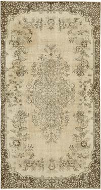 El Dokuma Vintage Halı - 150 cm x 276 cm