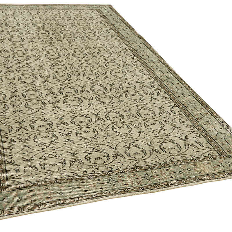 Alfombra Vintage Turca Anudada a Mano - 167 cm x 288 cm - K0060057