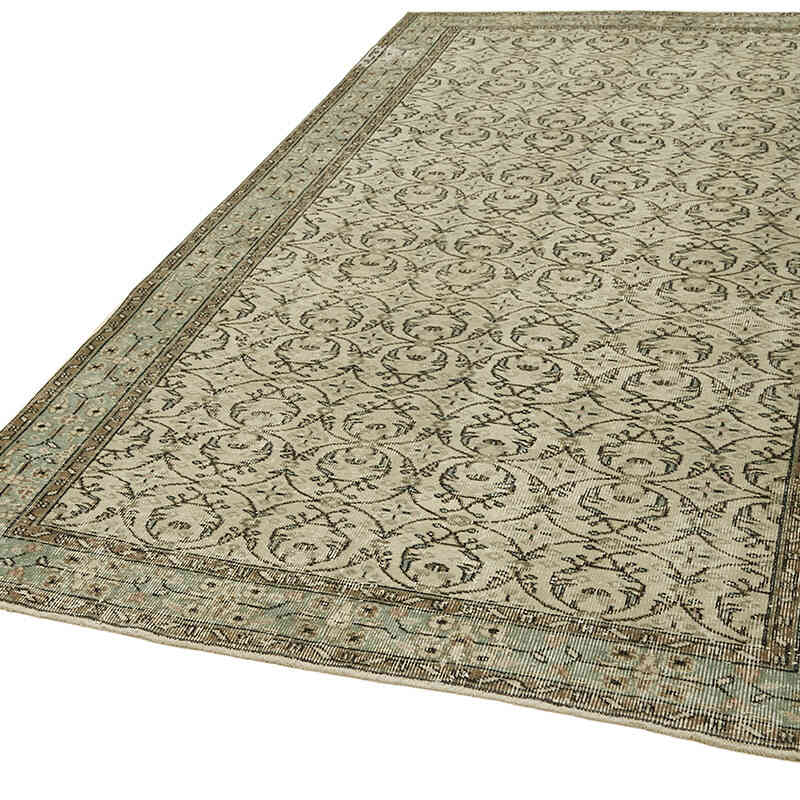 Alfombra Vintage Turca Anudada a Mano - 167 cm x 288 cm - K0060057