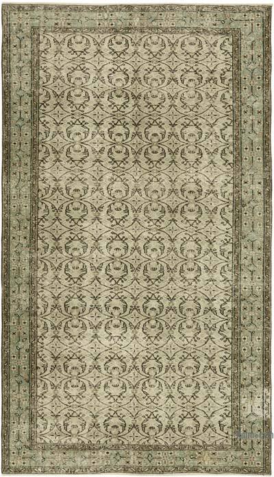 Vintage Turkish Hand-Knotted Rug - 5' 6" x 9' 5" (66 in. x 113 in.)