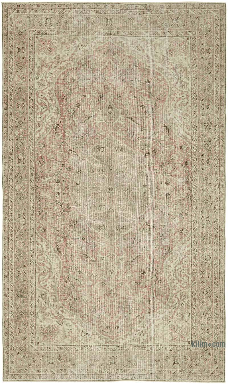 Vintage Turkish Hand-Knotted Rug - 5' 2" x 8' 7" (62" x 103") - K0060062