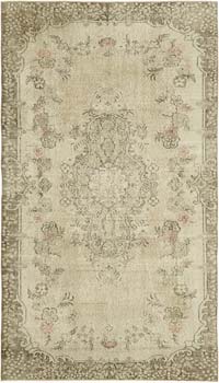 El Dokuma Vintage Halı - 158 cm x 273 cm