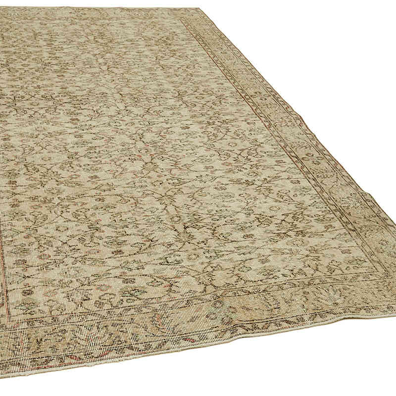 Alfombra Vintage Turca Anudada a Mano - 158 cm x 260 cm - K0060066