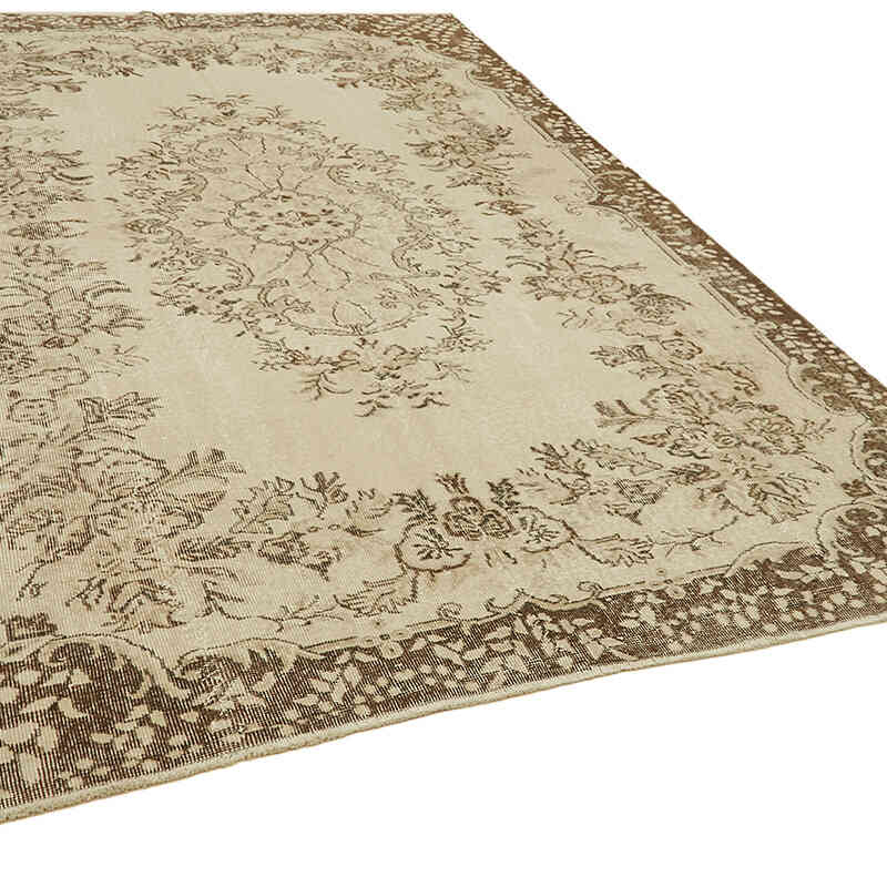 Alfombra Vintage Turca Anudada a Mano - 204 cm x 304 cm - K0060081