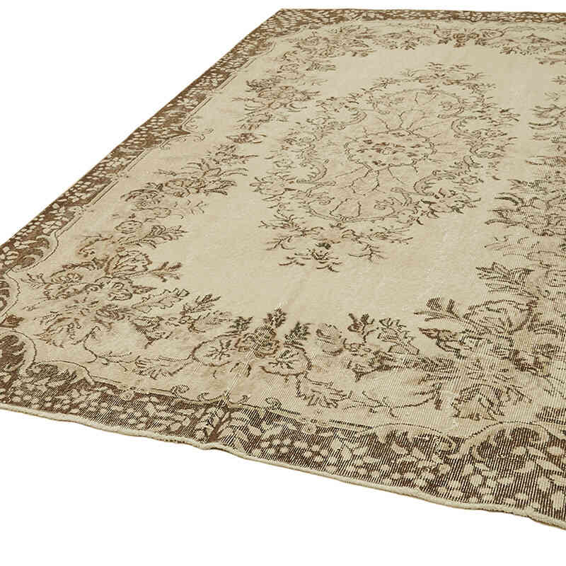Alfombra Vintage Turca Anudada a Mano - 204 cm x 304 cm - K0060081