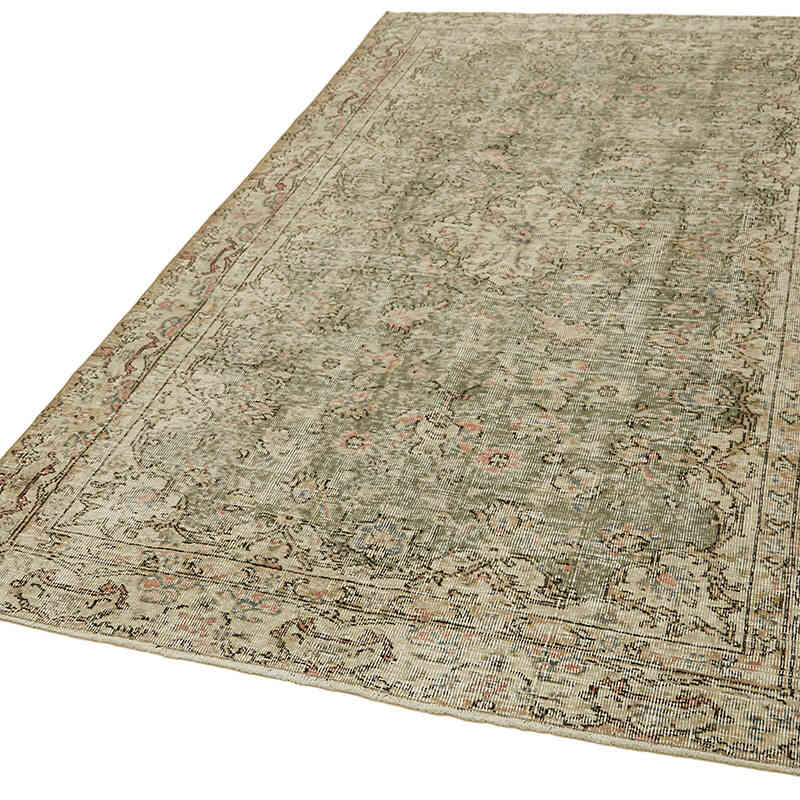 Alfombra Vintage Turca Anudada a Mano - 148 cm x 252 cm - K0060082
