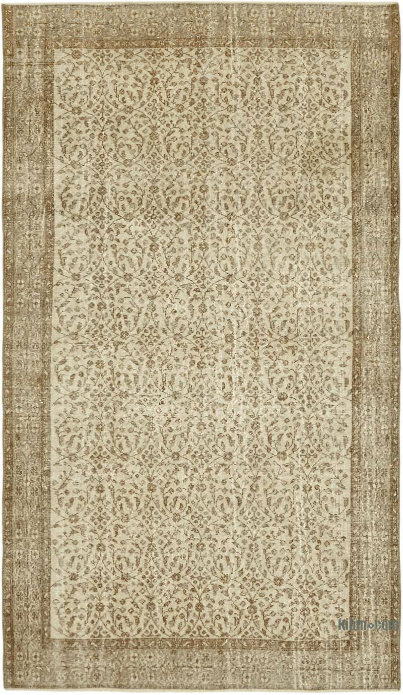 Vintage Turkish Hand-Knotted Rug - 5' 1" x 8' 6" (61" x 102") - K0060084