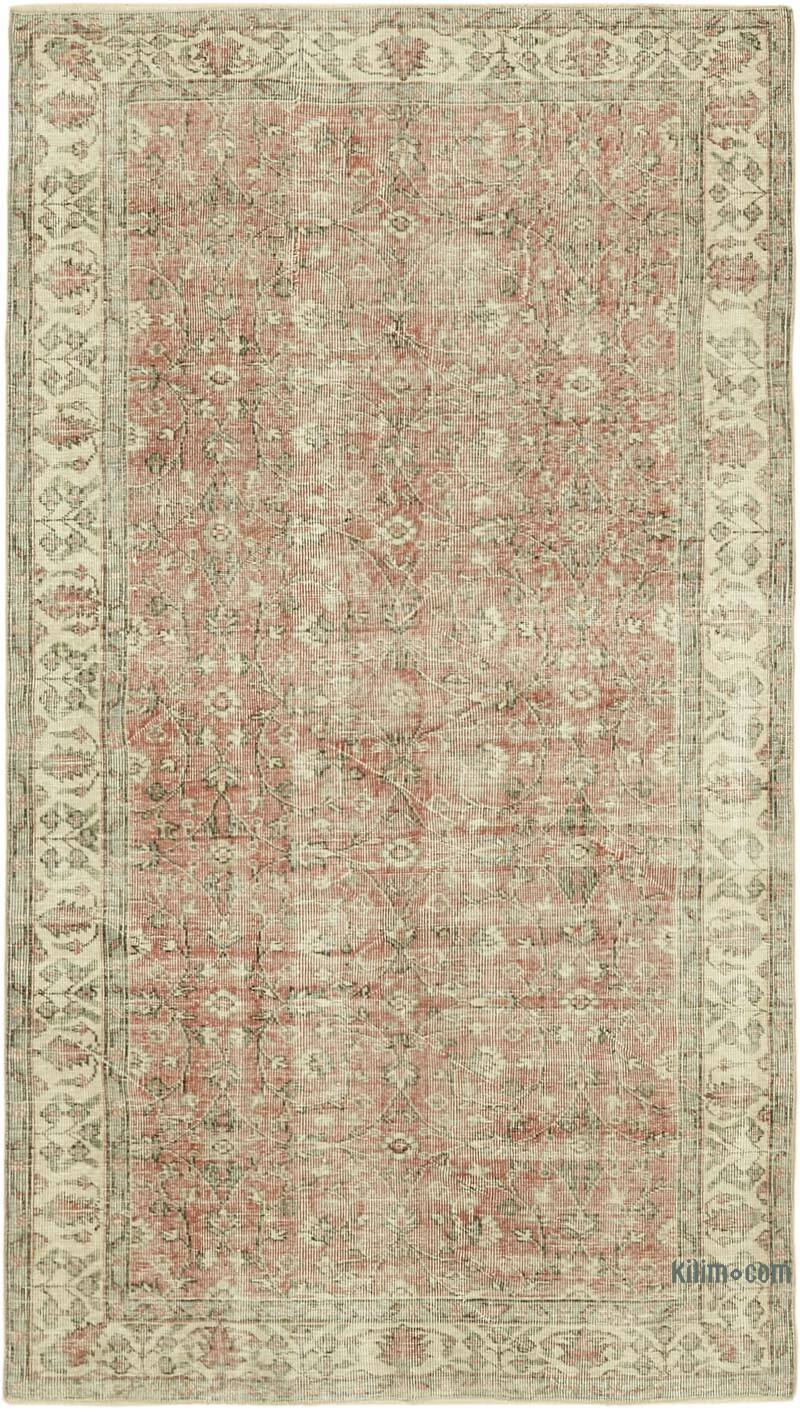 Vintage Turkish Hand-Knotted Rug - 4' 9" x 8' 4" (57" x 100") - K0060086