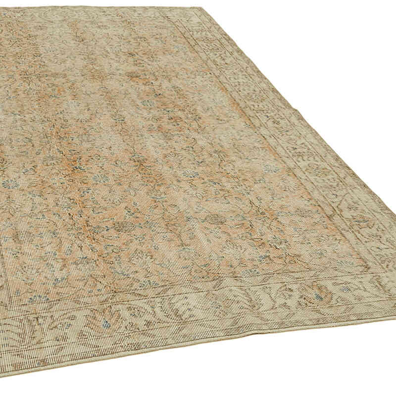 Alfombra Vintage Turca Anudada a Mano - 158 cm x 255 cm - K0060087