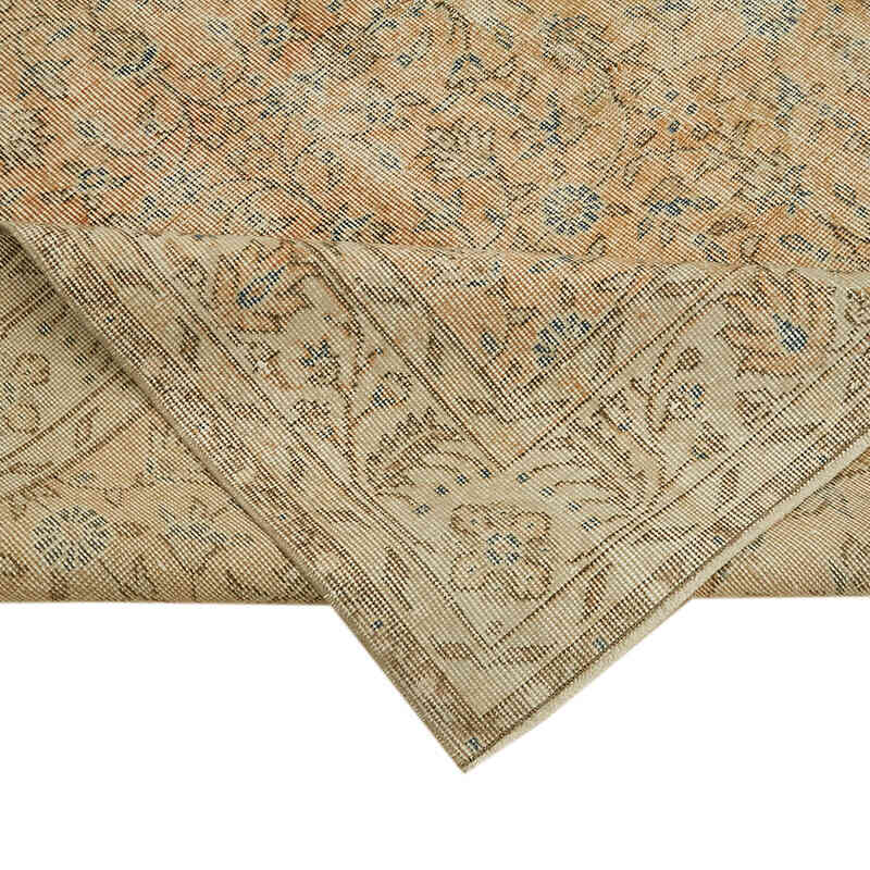 Alfombra Vintage Turca Anudada a Mano - 158 cm x 255 cm - K0060087