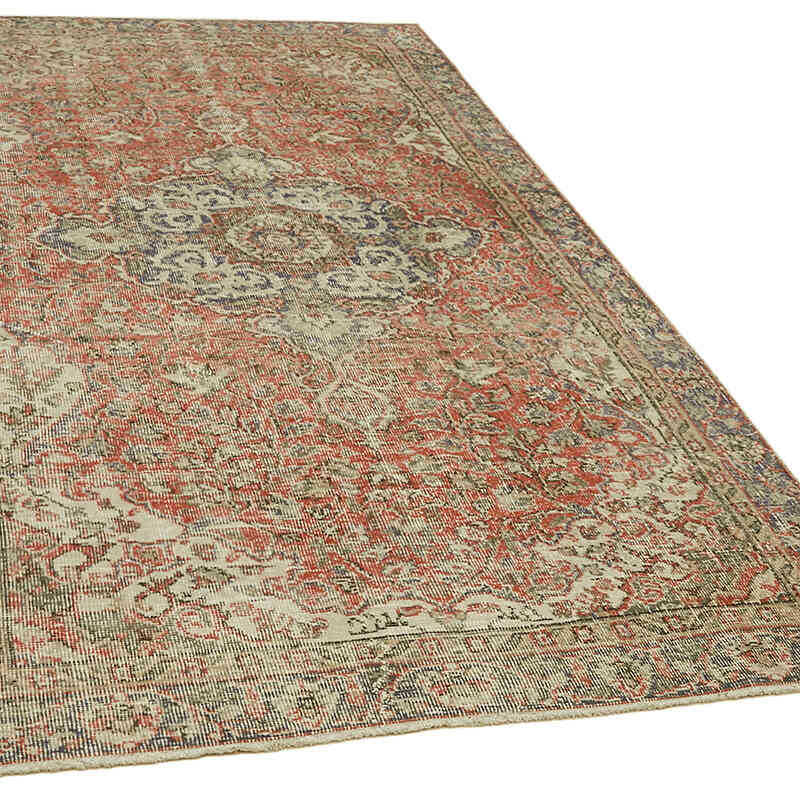 Vintage Turkish Hand-Knotted Rug - 4' 10" x 8' 7" (58" x 103") - K0060088