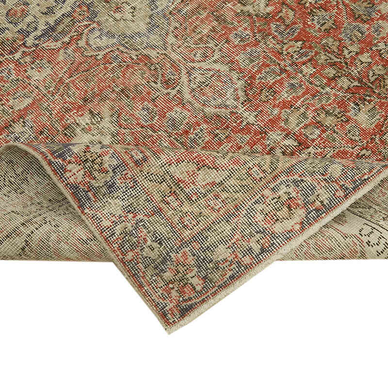 Vintage Turkish Hand-Knotted Rug - 4' 10" x 8' 7" (58" x 103") - K0060088