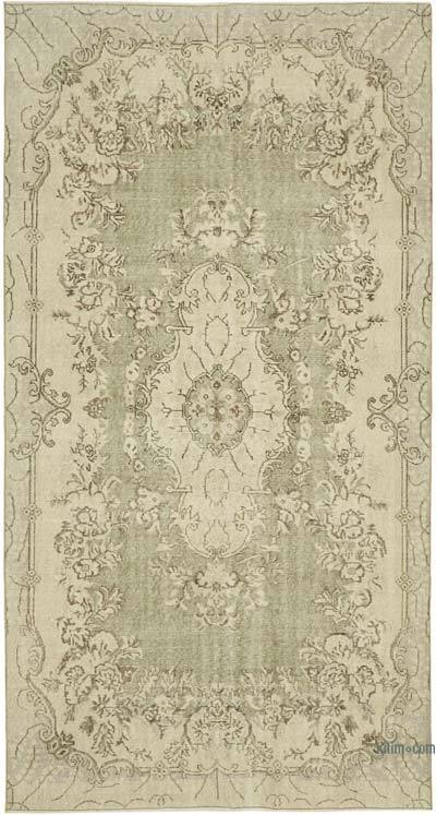 Vintage Turkish Hand-Knotted Rug - 5' 5" x 10'  (65" x 120")
