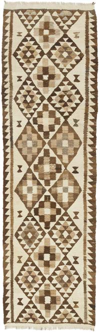Vintage Tribal Kilim Runner - 2' 9" x 9'  (33" x 108")