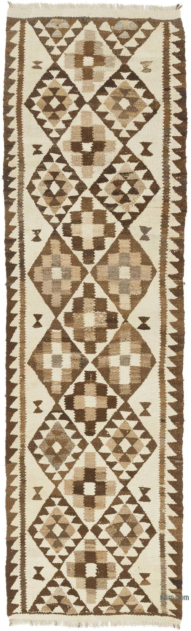 Vintage Tribal Kilim Runner - 2' 9" x 9'  (33" x 108") - K0060123