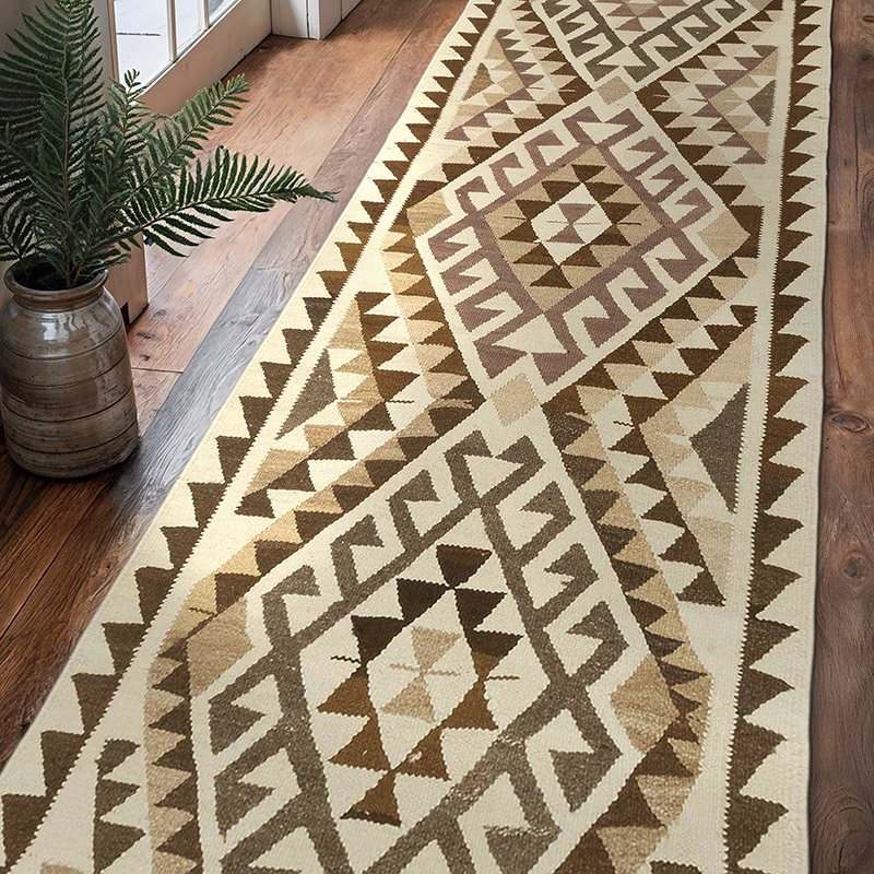 Vintage Anadolu Kilim Yolluk - 100 cm x 315 cm - K0060124
