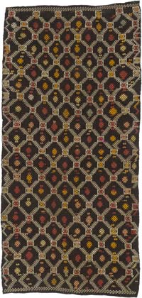 Vintage Konya Jijim - 5' 1" x 10' 11" (61" x 131")