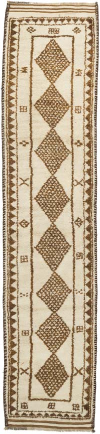 Vintage Tribal Runner Rug - 2' 10" x 12' 9" (34" x 153")
