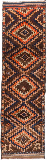 Vintage Anadolu Yolluk - 97 cm x 342 cm