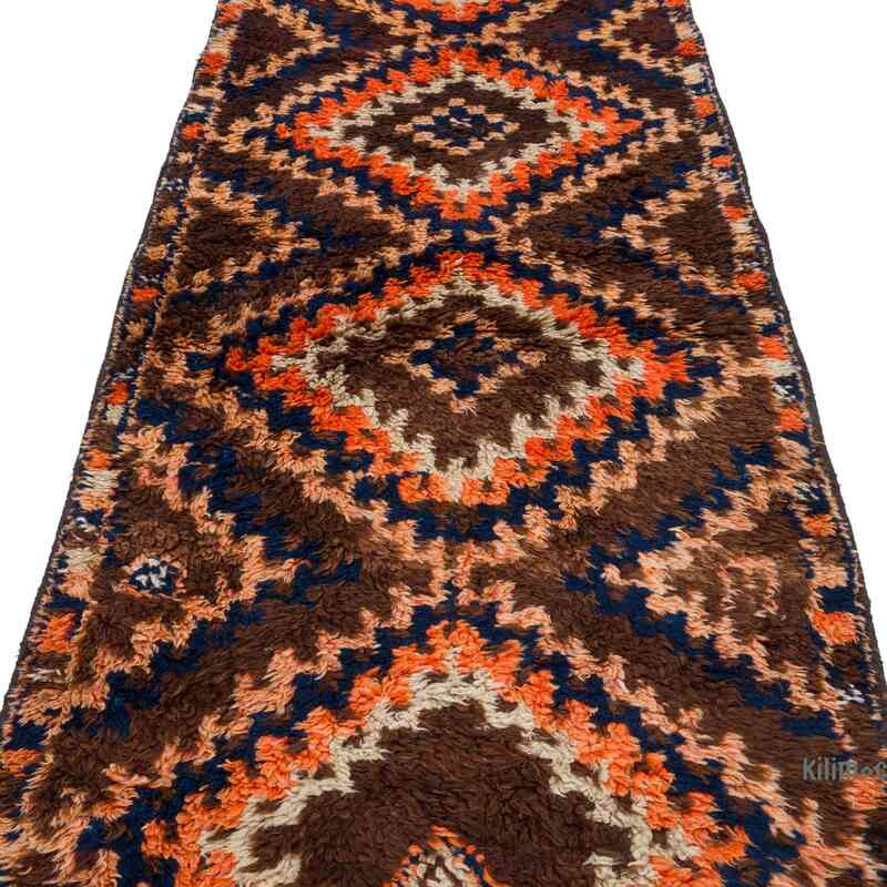 Vintage Tribal Runner Rug - 3' 2" x 11' 3" (38" x 135") - K0060141