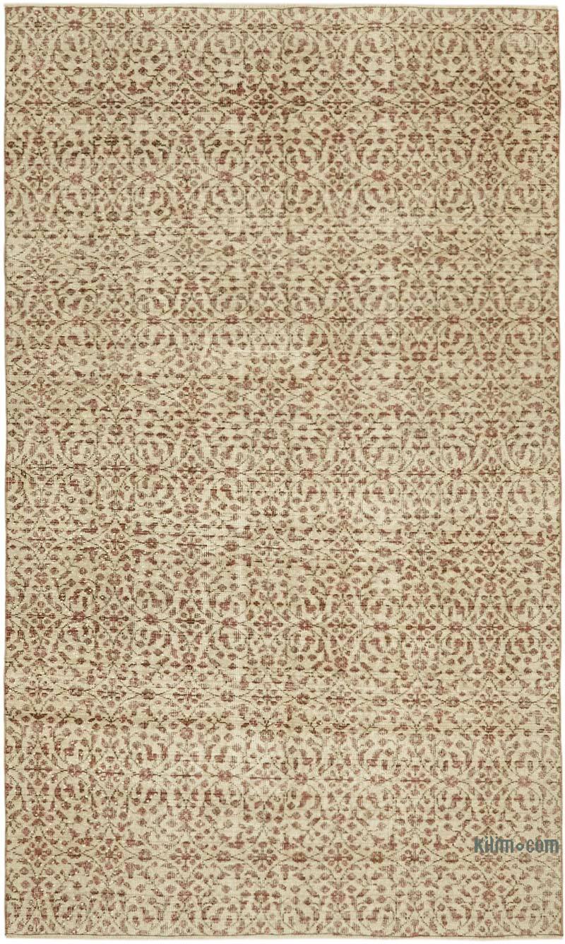 Alfombra Vintage Turca Anudada a Mano - 173 cm x 285 cm - K0060154